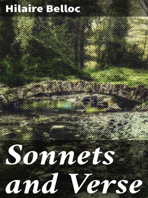 cover image of Sonnets and Verse